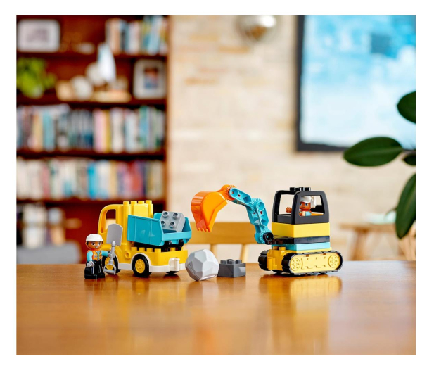 LEGO DUPLO 10931 Ciężarówka i koparka gąsienicowa - 562870 - zdjęcie 14
